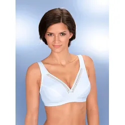 Soft-BH SPEIDEL, Damen, Gr. 85, Cup E, weiß, 95% Baumwolle, 5% Polyamid, BHs BH BH-Set Bügelloser-BH Soft-BH