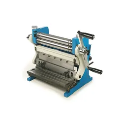 HBM 305 mm Blechbearbeitungsmaschine, Maschine zum Schneiden, Biegen, Rundbiegen / Walzen von Blechen