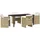 vidaXL Garten Essgruppe 5-tlg. Beige