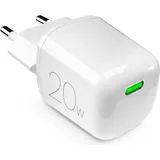 PURO 20W USB-C wall charger - Gan technology - White