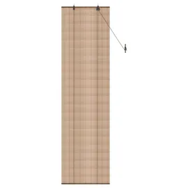 vidaXL Bambusrollo 40 x 220 cm / Fenstergröße (Velux) Braun