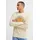 Blend Longpullover BLEND "Sweatshirt BHClios", Herren, Gr. M, beige (cloud cream), Obermaterial: 100% Baumwolle CO., Sweatshirts Longpullover