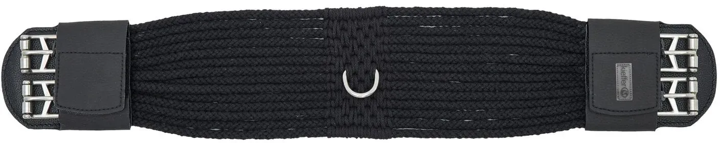 kieffer Schnurgurt Cotton Contour schwarz