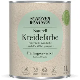 Schöner Wohnen Kreidefarbe Frühlingserwachen Olivgrün matt 1 l