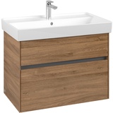 Villeroy & Boch Villeroy und Boch Collaro Waschtischunterschrank C01000RH 75,4x54,6x44,4cm, Kansas Oak