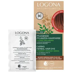 LOGONA Pflanzen-Haarfarbe Pulver Mahagonirot 100 ml