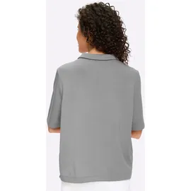 Heine Shirt Kurzarm grau 40