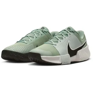 Tennisschuh NIKE "Zoom GP Challenge Pro", Herren, Gr. 41, steam, schwarz, light silber, weiß, Synthetik, Textil, Schuhe, Sandplatzschuhe für Ascheplätze