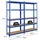 Proregal Schwerlastregal Holz 180 x 90 x 40 cm blau 2 Stück