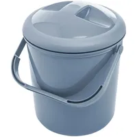 Rotho Babydesign Rotho Babydesign, Bella Bambina, Kunststoff-Windeleimer geruchsdicht ohne Nachfüllkassetten, umweltfreundlich & hygienisch, ideal für den Wickeltisch 26×26×31 cm (L×B×H), 10 L, blau