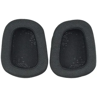crrynuo Paar Ersatz Ohrpolster Kompatibel mit Logitech G933 Logitech G633 Gaming Headset (Schwarz)