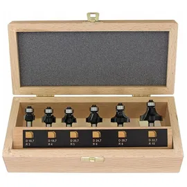 Fisch Tools Abrundfräsersatz 973CT06A03 6-teilig Schaft-Ø 8 mm