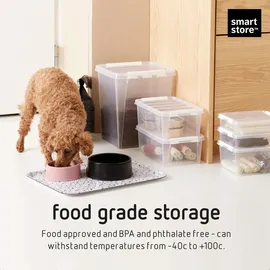 SmartStore Aufbewahrungsbox SmartStore CLASSIC 10 8 l 10-tlg. transparent/weiß