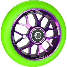 Fantic26 Spy7 Stunt-Scooter Rolle 110mm Abec11 Lila/ PolyurethanGrün