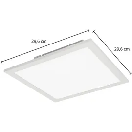 LINDBY Kenma 1-flammig LED-Panel dimmbar weiß