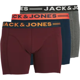 Jack & Jones PlusSize Boxershorts »JACLICHFIELD TRUNKS NOOS 3 PACK PLS« Packung, 3 Stk., Gr. 3XL EU