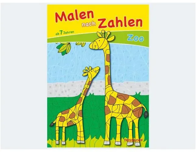 Malen n Zahlen Zoo 7J 48S 20x28cm - 3771-2