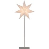 STAR TRADING Best Season Standleuchte Sensy Mini 83" Metall/Papier, circa 83 x 34 cm, Vierfarb-Karton, crème 234-23