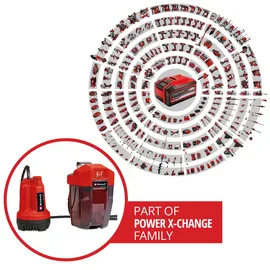 Einhell Akku-Klarwasserpumpe GE-SP 18 Li - Solo ohne Akku und Ladegerät
