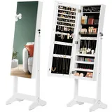 Songmics Schmuckschrank, mit 2 separaten Make-up Organizern