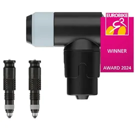 Schwalbe ClikValve Umrüst-Set SV mit Pumpenkopf - schwarz