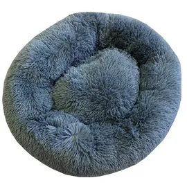 Hti-Living Hundesofa flauschig 60 x 60 cm grau