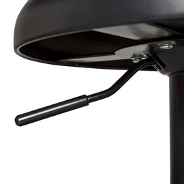 Woood Barhocker Isaac 39 x 81 cm Schwarz