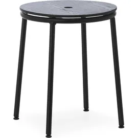 Normann Copenhagen Circa Hocker Holz 37 x 45 x 37 cm Schwarz