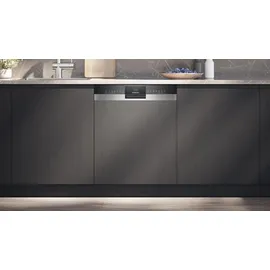 Siemens iQ300 SN53ES02CE Einbau-Geschirrspüler (teilintegrierbar, 600 mm breit, Edelstahl)