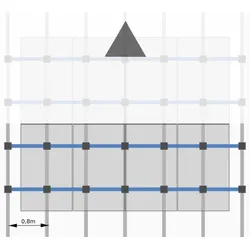 Ziegel K2 Singlerail Set - max. 4 PV-Module black
