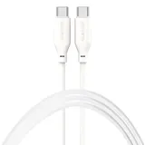 4smarts USB-C / USB-C Silikon-Kabel High Flex 60W 1,5m - weiß