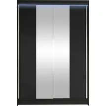 Mirjan24 Schiebetürenschrank Lino II 2-türig 0 x 0 x 0 cm Schwarz
