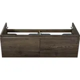 Waschtischunterschrank Sanox Frozen Frontfarbe tabacco BxHxT 120 x 40 x 45 cm