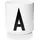 DESIGN LETTERS Kaffeetasse 0,325 l Weiß