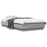 vidaXL Bettgestell 90 x 200 cm Grau