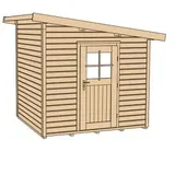 Weka Anbauhaus 3,00 x 2,35 m natur