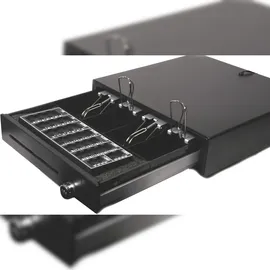 Blitzkasse Kassenlade iQCash410MBZS RJ11 mit Zahlenschloss und Münzbrett