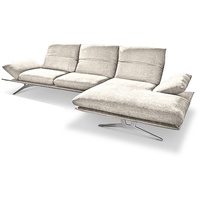 KOINOR Ecksofa Francis Stoff Beige Creme 284 cm