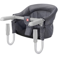 SONARIN Tischsitz Faltbar Babysitz,Baby Hochstuhl für zu Hause und Unterwegs mit Transporttasche,kinderhochstuhl(Grau)