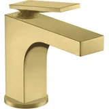 Hansgrohe Axor Citterio 90 mit Hebelgriff mit Zugstangen-Ablaufgarnitur - Brushed Brass