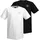 H.I.S. T-Shirt H.I.S "2er Pack Shirt mit Logoprint für Jungen", Jungen, Gr. 128/134, schwarz (schwarz, weiß), Single Jersey, Obermaterial: 100% Baumwolle, unifarben, Basic hüftlang, Rundhals, Shirts T-Shirt, Für TEENS. 2er Pack T-Shirts