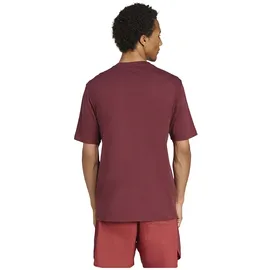 Adidas Trefoil Essentials Kurzarm-T-Shirt Shadow Red M