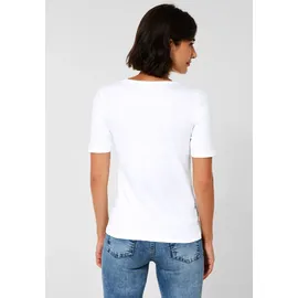 Cecil Damen, Lena mit klassischem Rundhalsausschnitt Gr. M (40), white, 10000), EU