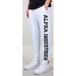 Alpha Industries Big Letters Sweatpants, wit, S Voorman