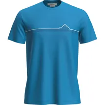 Icebreaker Merino 150 Tech Lite Range Stripes blau XXL