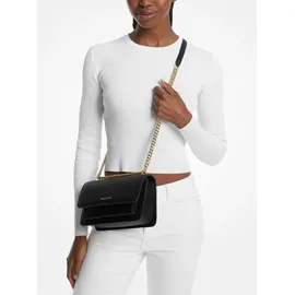 Michael Kors Claire Large Schultertasche Leder Gold/Black