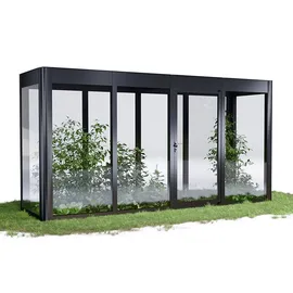sunelements Infinity 4.1 Alu Anthrazit-Metallic Acrylglas 6 mm 24 m2