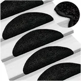 vidaXL Stufenmatte 56 x 17 cm Schwarz