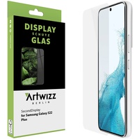 Artwizz SecondDisplay Schutzglas kompatibel Galaxy S22 Plus - Displayschutz aus Sicherheitsglas mit 9H Härte - Hüllenfreundlich