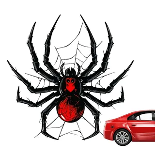 2 Stück Cartoon-Autoaufkleber | Gotische Cartoon-Spinnen-Aufkleber | Spinnen-Autoaufkleber, Gruselige Tier-Autoaufkleber, Modische Autoaufkleber Für Autofahrer, Fahrbegeisterte